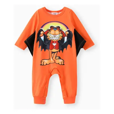 Garfield Baby Boy/Girl 1pc Bat Halloween Long-sleeve Jumpsuit