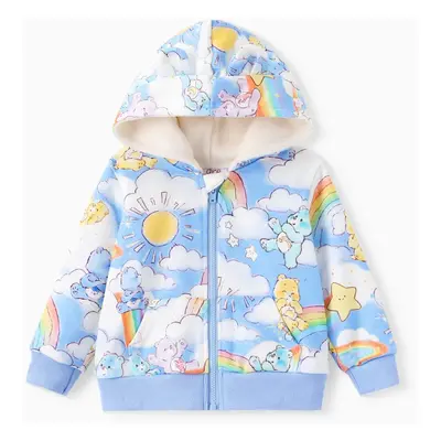 Care Bear Baby/Toddler Boy/Girl 1pc 3D Ears Plush Hooded Jacket