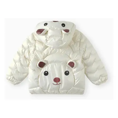 Baby/Toddler 3D Bear Ear Design Quilted Cotton-Padded Jacket