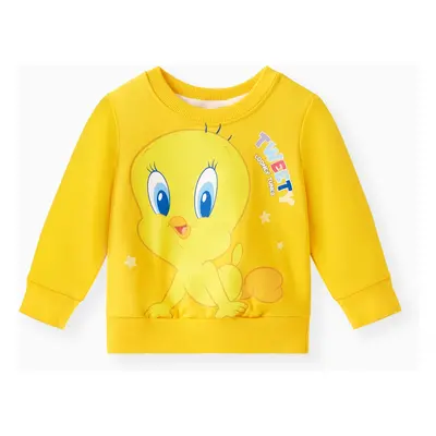 Looney Tunes Baby Boy/Girl Cartoon Animal Print Cotton Long-sleeve Sweatshirt