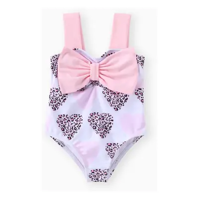 Valentine's Day Hyper-Tactile Baby Girl Swimsuit Set