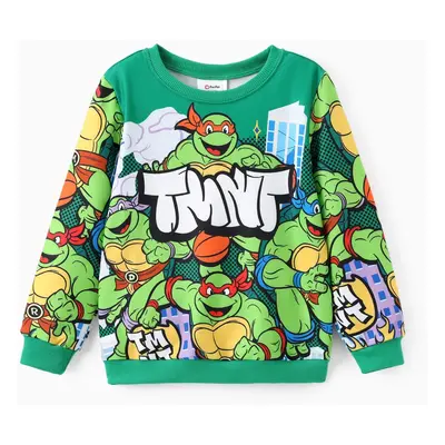 Teenage Mutant Ninja Turtle KID/Toddler Boys 1pc TMNT Character Print Long-sleeve Sweatshirt