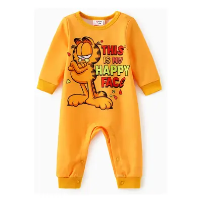 Garfield Baby Boy/Girl 1pc Happy Face Jumpsuit