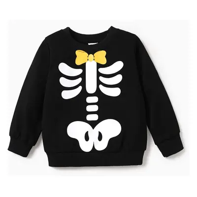 Toddler Girl/Boy Halloween Pattern Sweatshirt