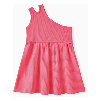 Toddler Girl Textured Solid Sleeveless Dress