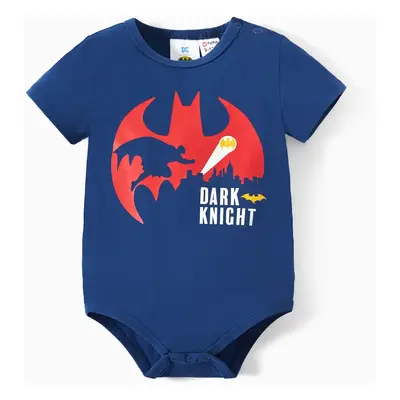 Justice League Daddy and Me Cotton Batman Logo Sporty Jumpsuit/T-Shirt