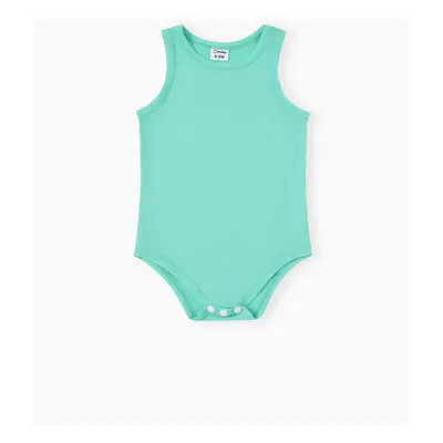 Comfortable Baby Cotton Bodysuit with 95% Modal and 5% Spandex, Unisex, Solid Color