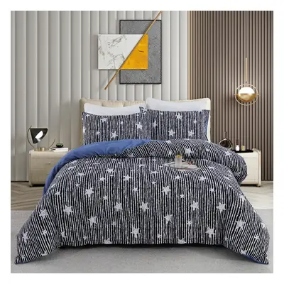 2/3pcs Modern and Minimalist Cartoon Geometric Pattern Bedding Set,Includes Duvet Cover and Pill