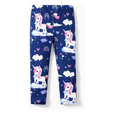 Toddler Girl Sweet Unicorn Animal pattern Leggings