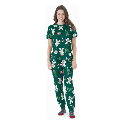 Christmas Family Matching Theme Print Short-sleeve Pajamas Sets