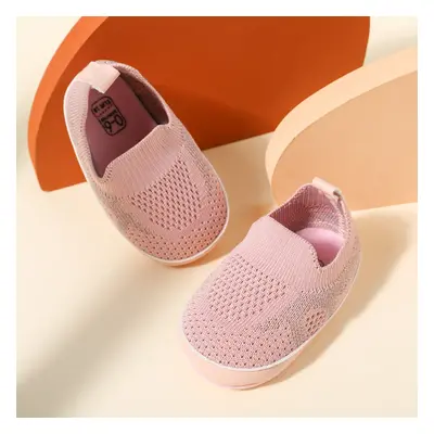 Baby / Toddler Stripe Heart Graphic Breathable Slip-on Prewalker Shoes