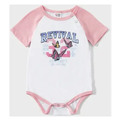 Mommy and Me Cotton Butterfly Print Revival Graphic Tee