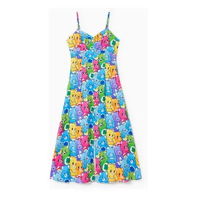 Care Bears Family Matching Colorful Character All-over Print Sleeveless Dress/Cotton Tee/Romper