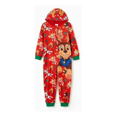 PAW Patrol Family matching 1pc Christmas Chase Marshall Skye Rubble Allover Print Hooded Onesies