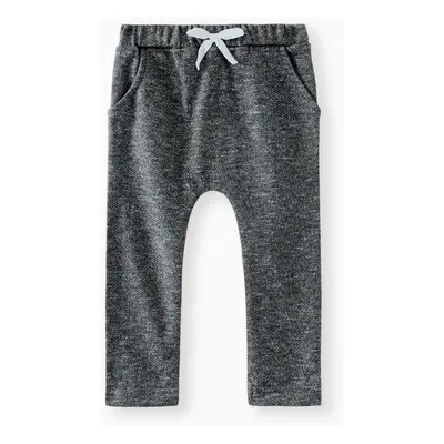 Baby Boy/Girl 95% Cotton Heathered Elasticized Waist Pants