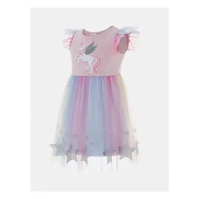 Go-Glow Illuminating Unicorn Dress With Light Up Skirt Including Controller (Built-In Battery)