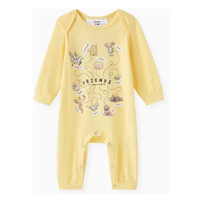 Harry Potter Baby Boy/Girl Graphic Print Long-sleeve Naia™ Jumpsuit