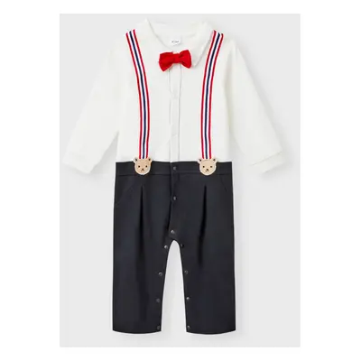 Little CoCo & Gentlemen - Baby Boy 95% Cotton Faux Layering Jumpsuit