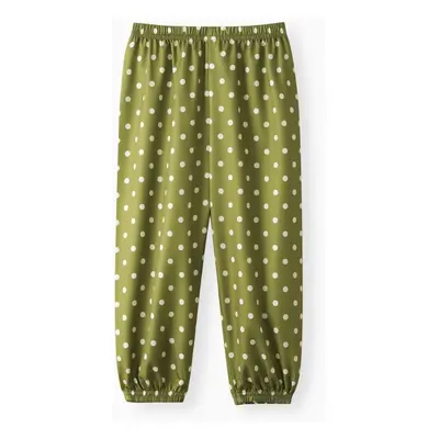 Toddler Girl Casual Polka dots Mosquito Repellent Pants