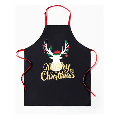 Matching Kitchen Apron for Family Cookie Making Crew Aprons Christmas Reindeer Pattern Waterproo