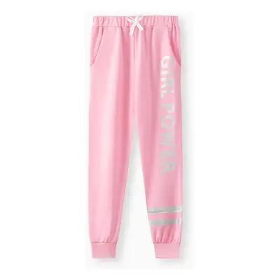 Kid Girl Letters Graphic Casual Pants