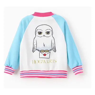 Harry Potter Toddler/Kid Boy/Girl 1pc Owl/Logo Pattern Colorblock Jacket