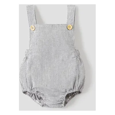 100% Cotton Solid Sleeveless Baby Romper