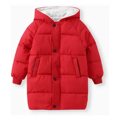 Toddler/Kid Boy/Girl Hooded Long Cotton-Padded Jacket Coat