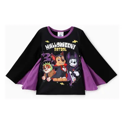 PAW Patrol Toddler Boy/Girl 1pc Halloween Batwing Glow-in-the Dark Long-sleeve T-shirt