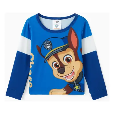 PAW Patrol Toddler Girl/Boy Skye Chase Rubble Marshall Colorblock Long-sleeve Tee