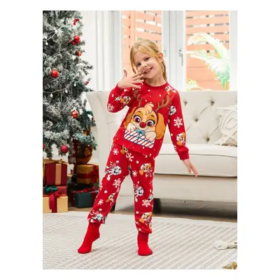 PAW Patrol Christmas Big Graphic Family Matching Pajamas Sets(Flame Resistant)