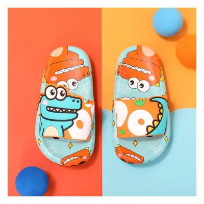 Toddlers/Kids Boy/Girl Fun Dinosaur Print Soft Sole Slippers