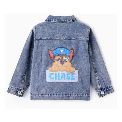 PAW Patrol Toddler/Kid Girl/Boy Skye Chase Embroidered Sequin Denim Jacket