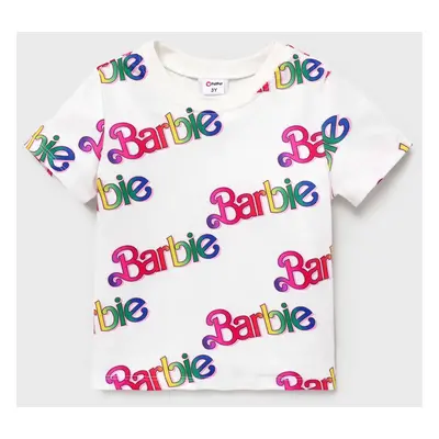 Barbie 1pc Toddler/Kids Girls Alphabet T-Shirt