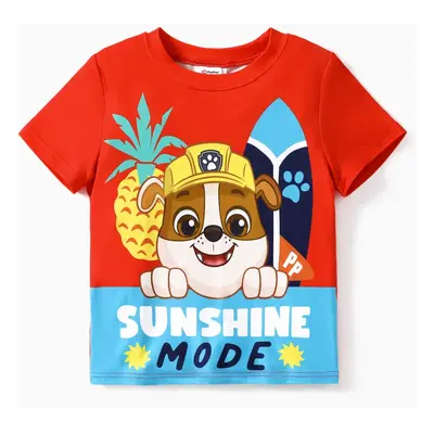 Paw Patrol Toddler Boys/Girls 1pc Summer Hawaii Style Character Print T-shirt