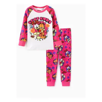 Garfield Toddler Boy/Girl 2pcs All-over Print Tight Pajamas Set