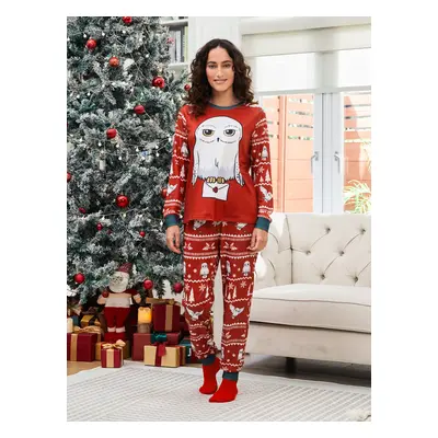 Harry Potter Family matching Christmas Owl Pattern Pajama Set (Flame Resistant)