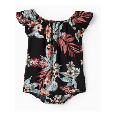 Family Matching Sets Floral Beach Shirt or Cross top A-line Skirt Co-ord Set