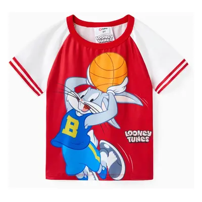 Looney Tunes Kid/Toddler Boy Colorblock Basketball Sport T-Shirt