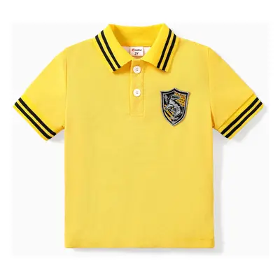 Harry Potter Toddler/Kid Boy Chess Grid pattern Preppy style Polo Shirt