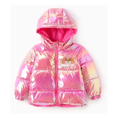 PAW Patrol Toddler Boy/GIrl 1pc Chase/Skye Bright Hooded Quilted Puffer Jacket Coat