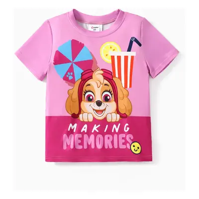 Paw Patrol Toddler Boys/Girls 1pc Summer Hawaii Style Character Print T-shirt