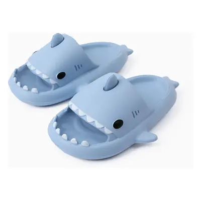 Toddler/Kids Unisex Solid Color Shark Shaped Slippers