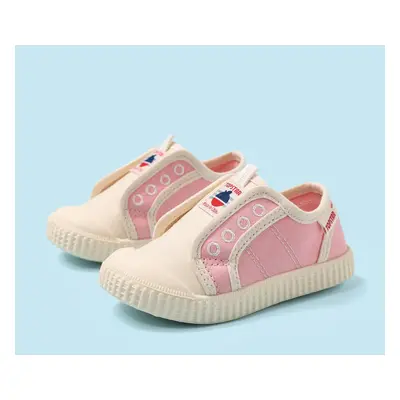 Toddler/Kid Boy/Girl Canvas Slip-On Color Block Casual Shoes