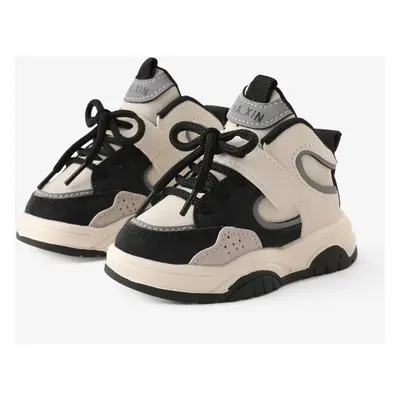 Toddler & Kids Stylish Color-block Lace-up Sports Shoes