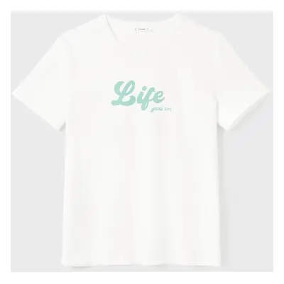 Family Matching Sets Slogan Tee or White Top Mint Green Button Skirt with Pockets Co-ord Sets