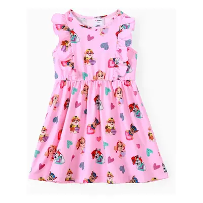 PAW Patrol Toddler Girl Skye Chase Marshall Rubble Naia/Cotton Sleeveless Dress