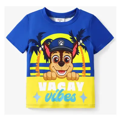 Paw Patrol Toddler Boys/Girls 1pc Summer Hawaii Style Character Print T-shirt