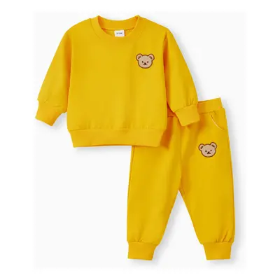 Baby/Toddler Girl/Boy Clothes 2pcs Bear Style Sweatshirt and Pants Set