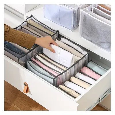 1pc/3pcs Foldable Drawer Organizers Mesh Divider Organizers Collapsible Closet Clothes Organizer